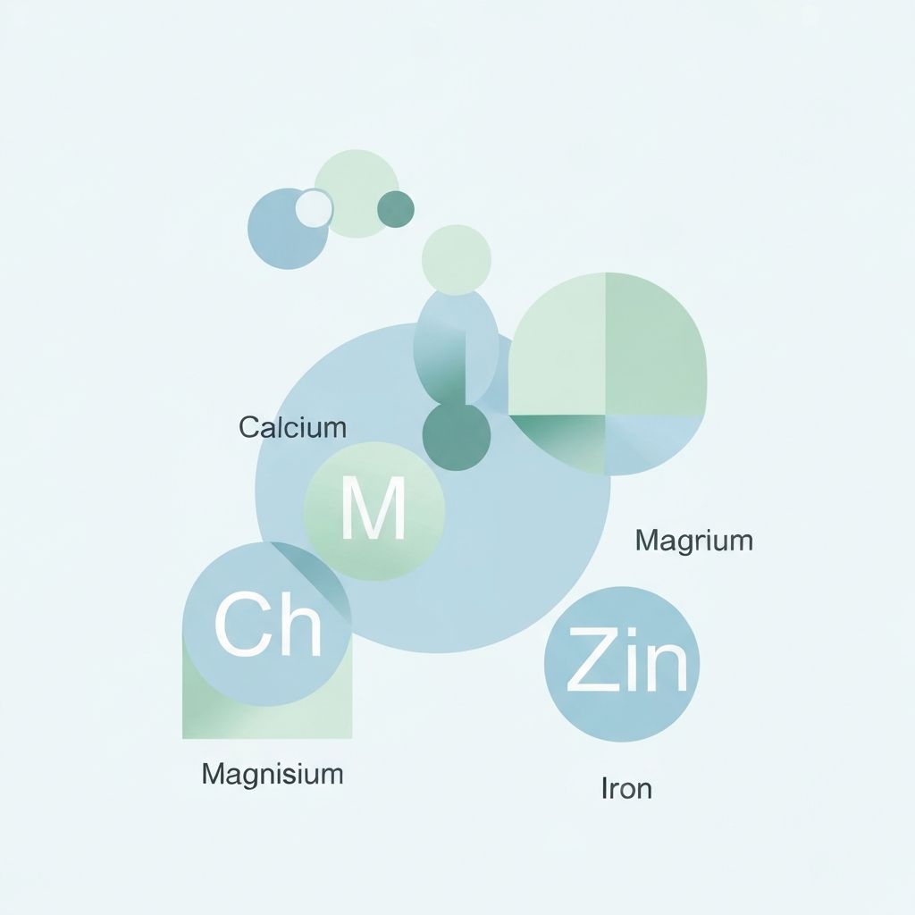 Ilustrasi peran mineral dalam fungsi tubuh